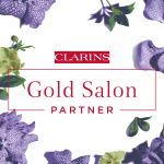 Clarins Gold Partner Salon badge